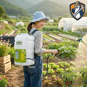 국산 충전분무기 20L 11.1V 5.8Ah PK2000 농약분무기 농업용 원예용 살포기
