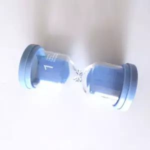 1분 모래시계 파스텔 블루