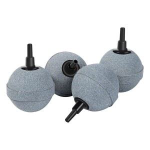 연못용 아쿠아닛 에어 스톤 2인치, 오래 산소 어항, 저수지 지속되는 재배 및 펌프 확산기, 수족관용 4팩 DWC 에어레이터 액세서리, 수경