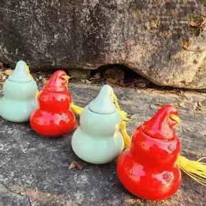 풍수 인테리어 세라믹 소금단지 액막이