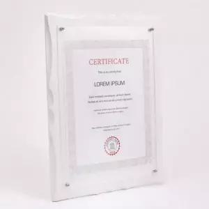 상장액자 A4 임명장 수료증 신고등 화이트