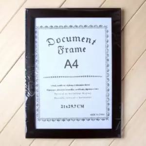 액자 프레임 상장 A4 케이스 신고증 사진 다크브라운