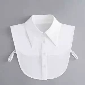 페이크 레이어드 목 이너 쉬폰 블라우스 카라 반목 터틀넥 페이크풀오버 페이크카라