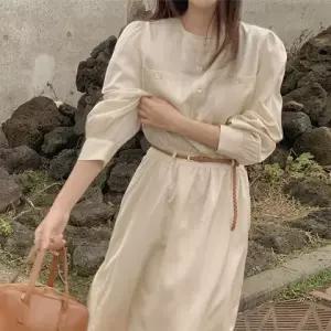 벨트포인트 여리핏 롱원피스 레이슬원피스