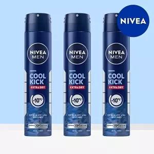 [니베아]니베아 맨 데오드란트 스프레이 쿨 킥 200ml 3개