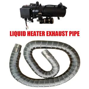 길이 150cm 직경 40mm 배기 덕트 파이프 액체 히터 201 스테인레스 스틸 튜브 자동차 캐러밴 캠핑카 용 가