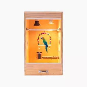 항온 방음부스 앵무새 조류 인큐베이터 출산박스 온도조절 새둥지