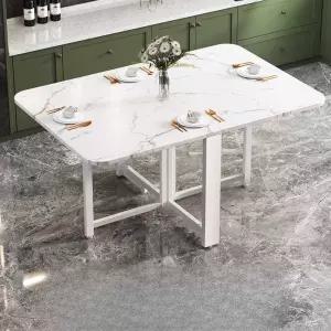 연장 식탁 원룸 주방 사각 확장형 홈바 접이식 이동식 로렌블랙 1x0.6 (블랙)