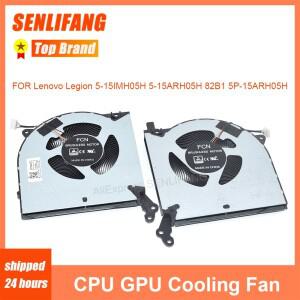 lenovo 호환 Legion 5-15IMH05H 82B1 5F10S13917 용 새 노트북 CPU GPU 냉각 팬
