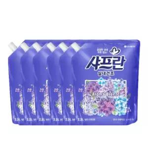 샤프란 실내건조 아로마 브리즈 2.3L x 6개