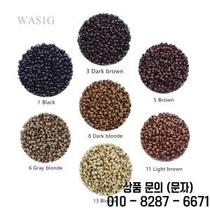 머리 연장용 1000개 2.5mm 마이크로 나노 링 7가지 색상 사용 가능