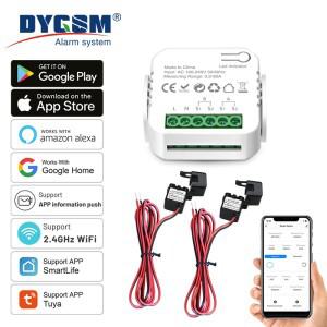 Tuya Wifi 지능형 에너지 미터 태양 광 PV 시스템 전력 생산 소비 양방향 모니터링 미터 APP 제어 CT