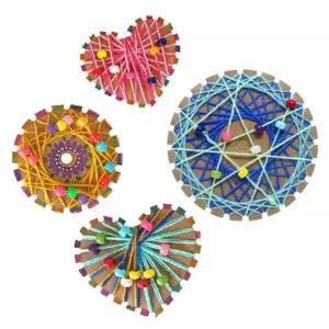 글로벌이지 스트링아트 원 하트 오너먼트 (10인용)