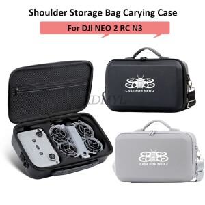 DJI NEO 2 바디  리모콘 운반 케이스 용 PU 가죽 숄더 백 방수 보호 상자 가방 드론 액세서리