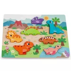 하이판다 공룡 원목 퍼즐 블록 아기 유아 장난감