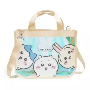 먼작귀 레인보우 미러 비치백 어린이 물놀이 수영가방