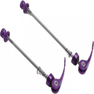 엔티알 자전거 허브 베어링 내구성이 뛰어난 퀵 릴리스 스큐어 레버 도로용 산악 보라색