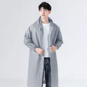 그레이 다회용 신상입고 남녀공용 우비 레인코트 추천템 캠핑 우의 EVA
