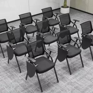 회의 테이블 사무용일체형 의자책상 세미나 강당 자습실 접이식 데스크