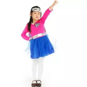슈퍼걸 아동 의상 할로윈 파티 장기자랑 학예회 2321007 J