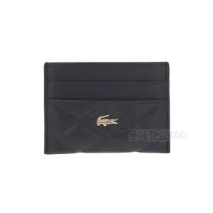 라코스테NF5118E55N 크로코델 CROCODELLE 카드지갑 블랙