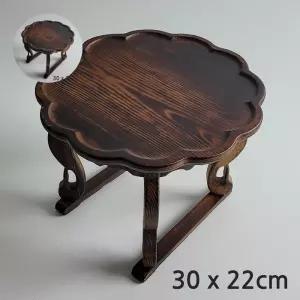 소반 원목 개다리 찻상 3호