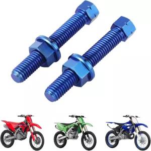 펀파츠 티타늄 합금 체인 조절기 볼트 M8 리어 액슬 KX CRF CR YZ TTR DRZ WR RM 모터사이클 더트 바이크