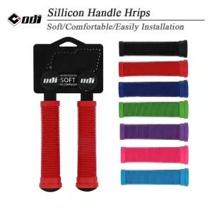 ODI MTB 핸들 바 그립 자전거 실리카 젤 소프트 미끄럼 방지 충격 흡수 커버 XCAM 내리막 접이식