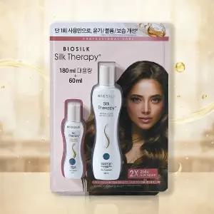 [실크테라피][코스트코]실크테라피 골든앰플 헤어에센스(180ml+60ml)