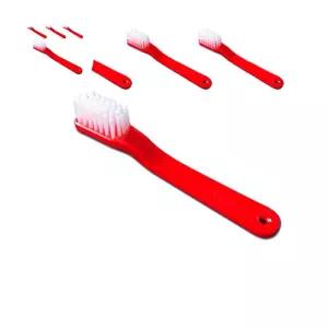힘들이지 않고 닦을 있는 틀니 전용 칫솔 4개입