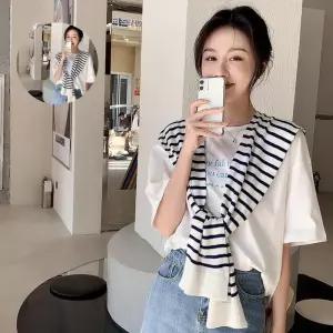 숄카디건 케이프 스카프 어부바 단가라 니트 MFNC050160