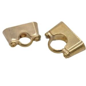 15 22 28mm 튜브 외경 황동 파이프 클램프 브래킷 지지대 고정 배관용 베이스 포함 가정용 정원용