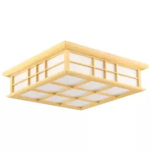 거실 천장조명 한지등 전통 천장 원목 한옥 펜던트 램프 일본식 식탁 사각 거실등 전통등