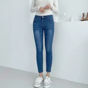 여자 데일리 편한 플렌타 스판 스키니진 빅사이즈