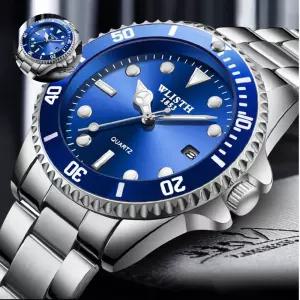 쿨링 메탈 비지니스 남성 정장 아나로그 손목시계