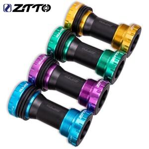 ZTTO BSA 하단 브래킷 68mm 73 스레드 잠금 세라믹 베어링 사용 가능 MTB 도로 자전거 프레임 22 24mm 30