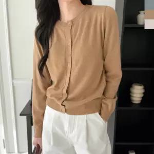 [리빌모아]여자 캐시미어 핏예쁜 니트 가디건 DJW-CAA-SCAT1095