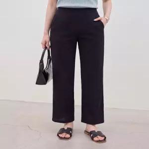 [모리스커밍홈][55-77]하이웨스트 와이드 허릿단 슬랙스_M2604PT039B