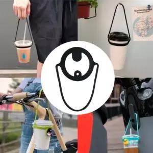 신상입고 텀블러 동남아 파우치 드링크 대만 여행 커피 슬리브 컵 백 홀더 가방 실리콘 물병 잇템 용품