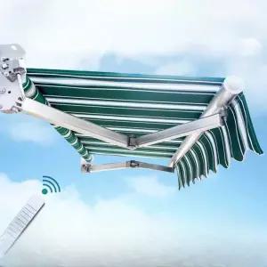 고정식어닝 행거형 테라스 차폐막 투명 수동 고정식