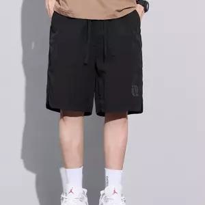 남성 바지 배기팬츠 퀵드라이 쿨링 핏 조거 빠른건조 아이스 와이드 반 배기 5부 admr5