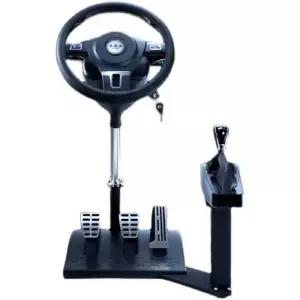 자동차게임 핸들 페달 레이싱의자 접이식 운전 레이싱