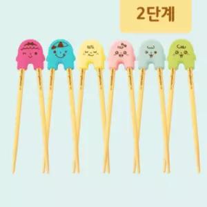 마더스콘 유아 연습용 젓가락 2단계 6종 선물 세트 BNS