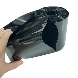 블랙 PVC 절연 열 수축 튜브, 리튬 배터리 패키지, 필름 18650, 21700, 26650/32650, 1kg