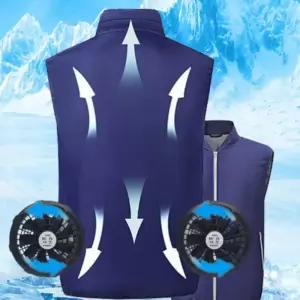 선풍기 조끼 여름 등산 낚시 냉풍 베스트 쿨링 아이스 냉각 통풍