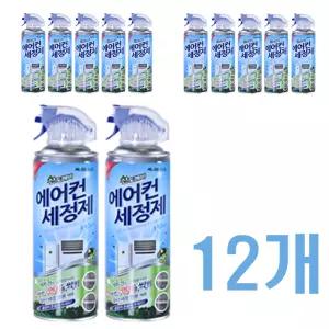 산도깨비 에어컨세정제 스프레이 330ml, 12개