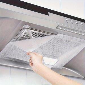 일회용 주방 레인지 후드 기름 흡수 필터  위한 종이 연기