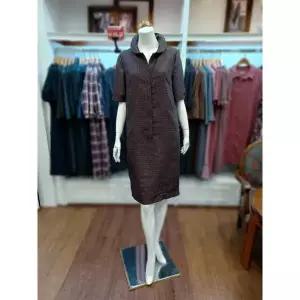 [앤디스클라인] 세이브존07 체크 카라 원피스 A2NBO662A (S48356330)