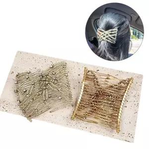 비즈 올림머리 빗핀 2컬러 신상입고 잇템 핸드메이드