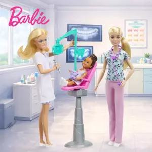 [BARBIE] 바비인형 치과 의사 간호사 플레이 세트